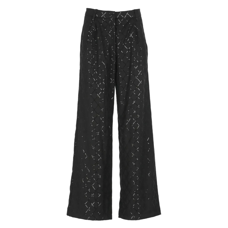 Rotate  Viscose Pants Black