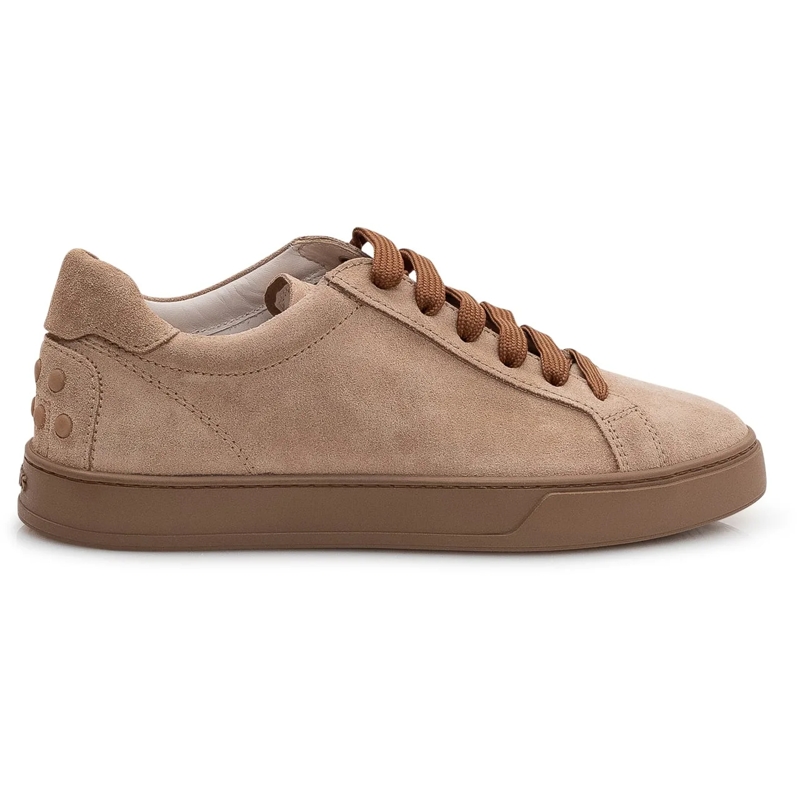 Tod's Low-Top-Sneaker Sneakers Allacciata Cassetta taupe