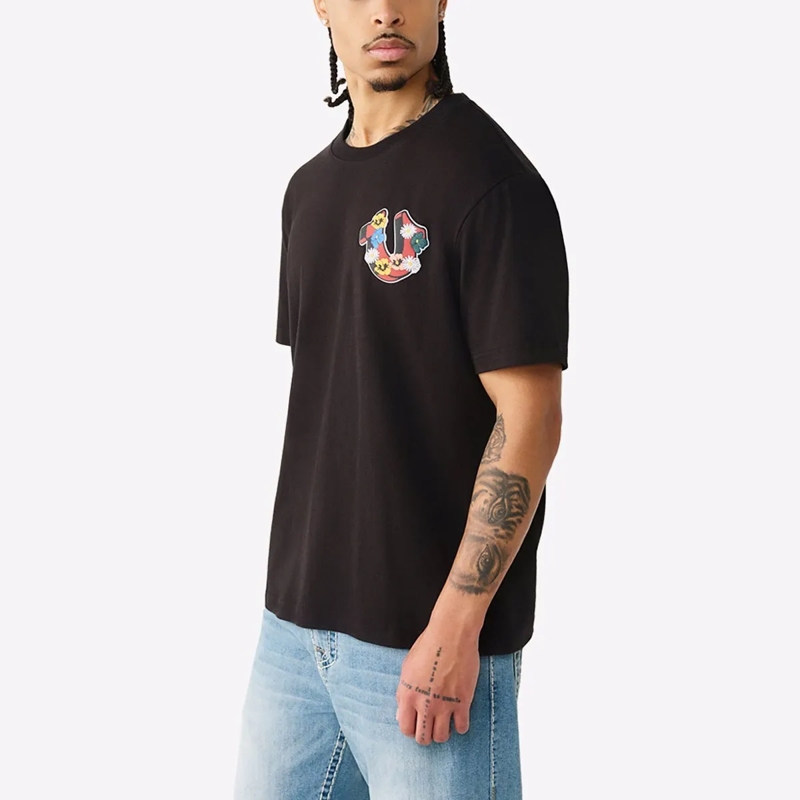 True Religion T-Shirt T-Shirt GARDEN schwarz(Image 3)