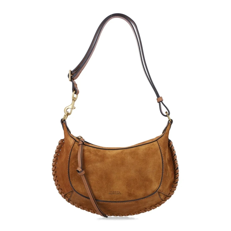 Isabel Marant Schultertasche Oskan Moon Suede Bag Brown