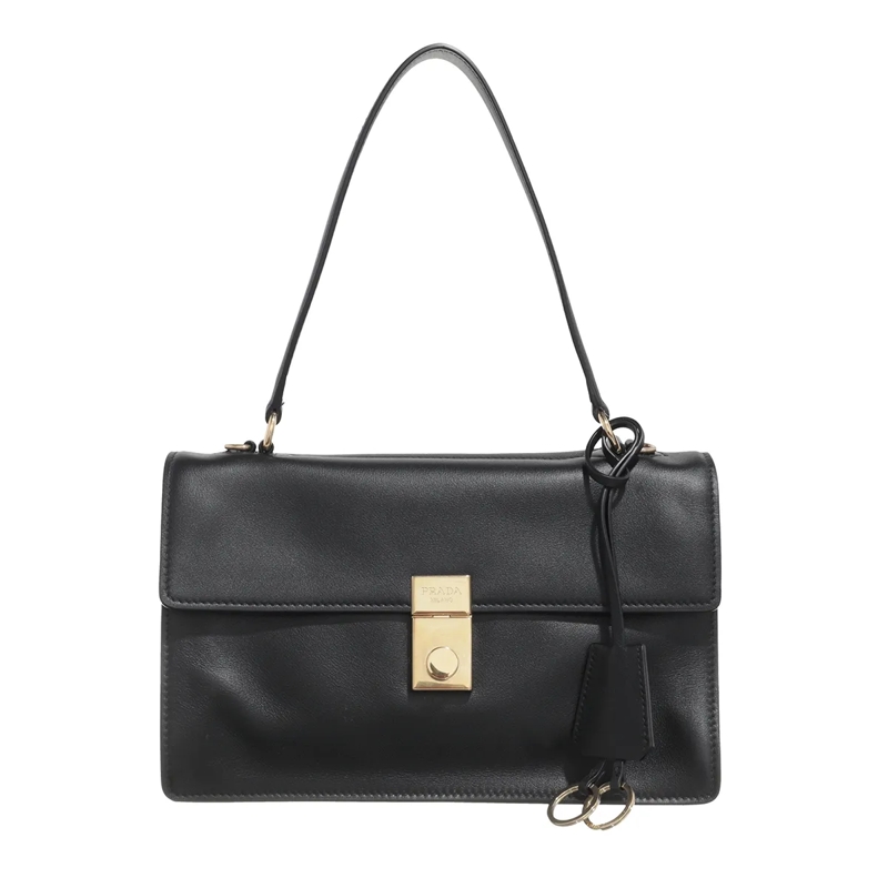 Prada Schultertasche Cartella Nero