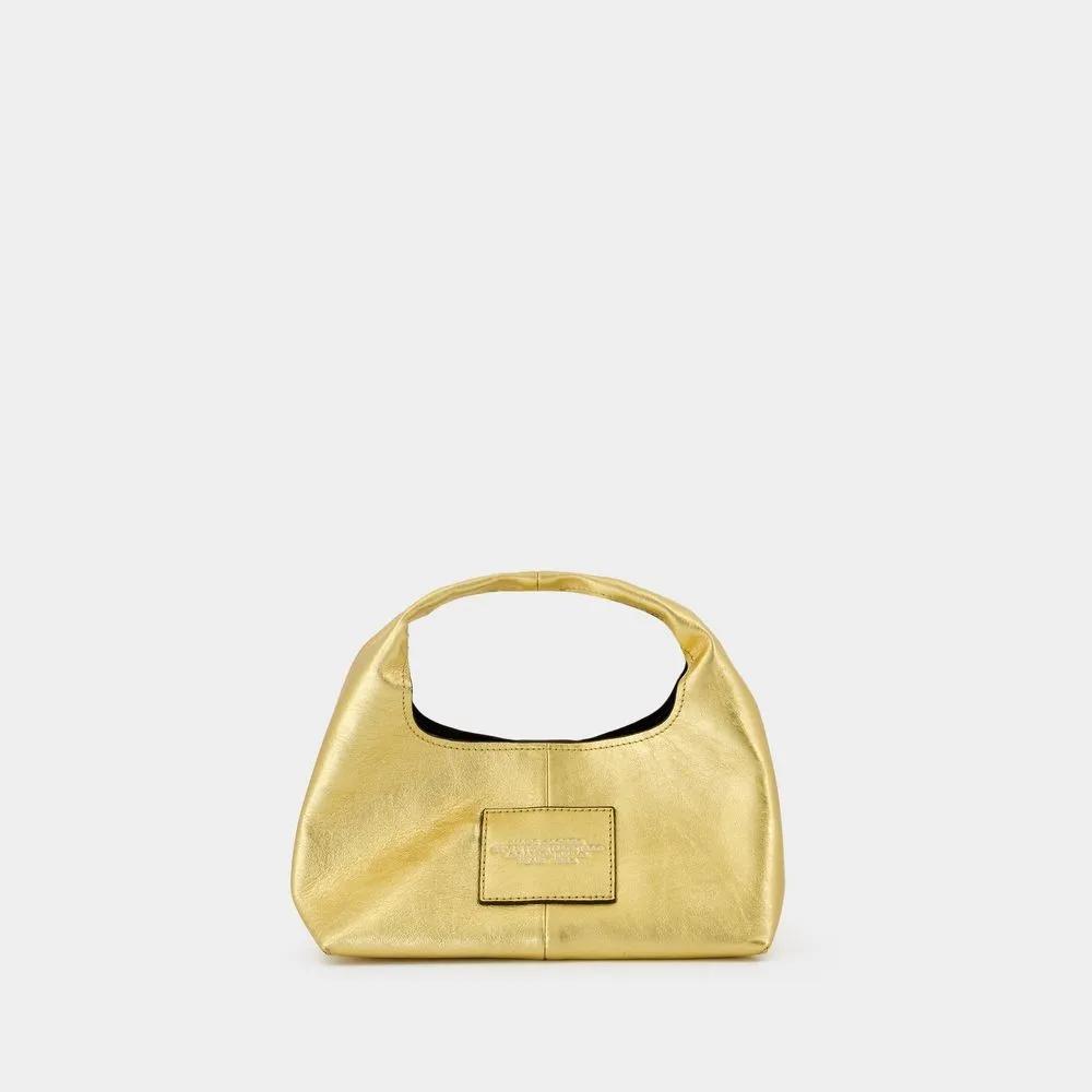 Marc Jacobs Crossbody bags The Mini Sack Purse Leather Gold in goud