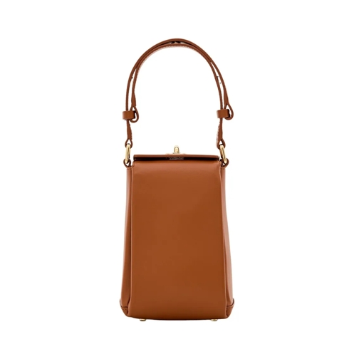 Plan C Leather Handbag Brown Borsetta a tracolla