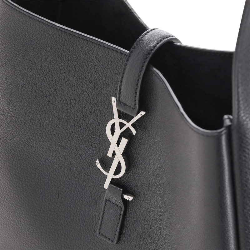Saint Laurent Sac à bandoulière Handtasche aus Leder schwarz(Image 4)