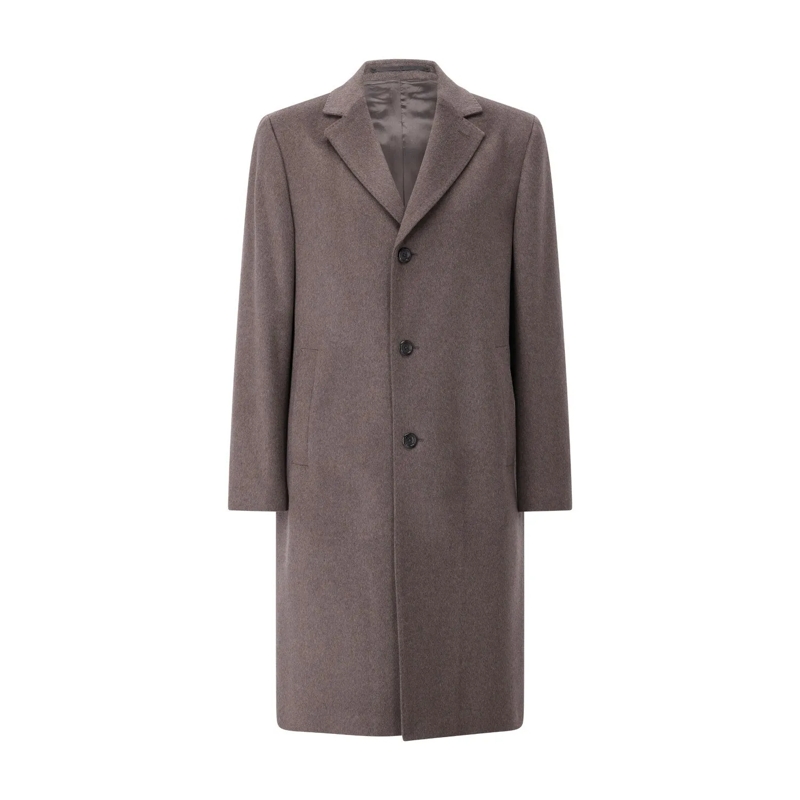 Dressler Parka Langer Mantel Raiko aus Kaschmir Dunkelbraun