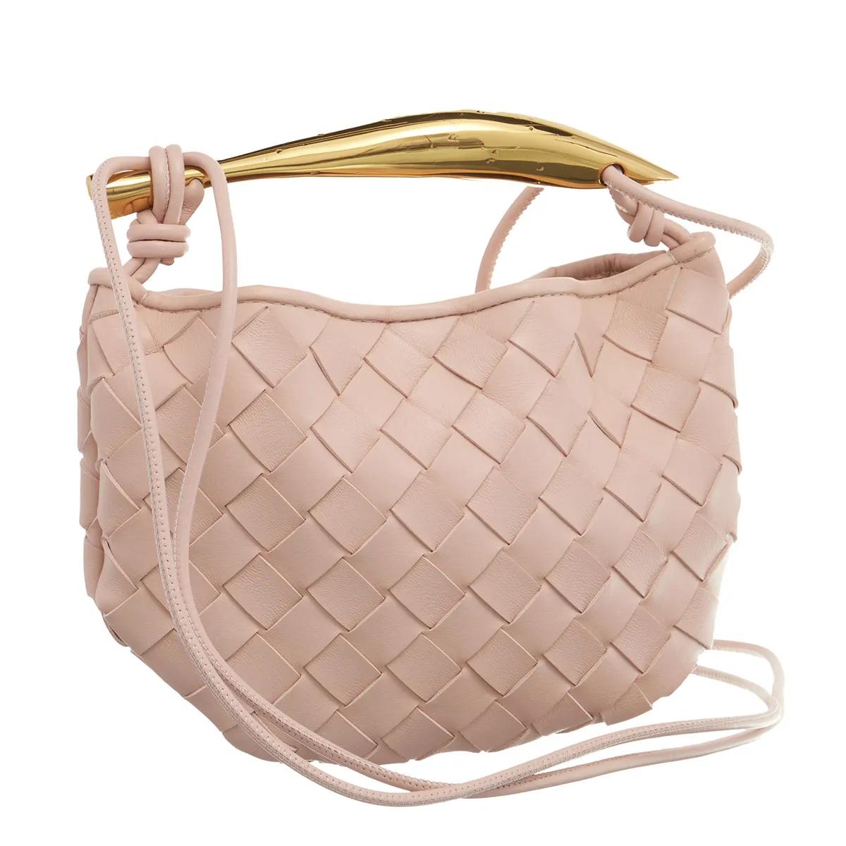 Bottega Veneta Crossbody bags Mini Sardine Crossbody Bag in poeder roze