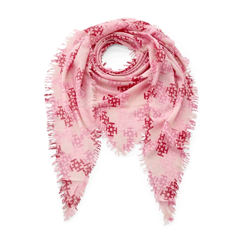 Hemisphere Leichter Schal Schal aus Kaschmir & Wolle pink