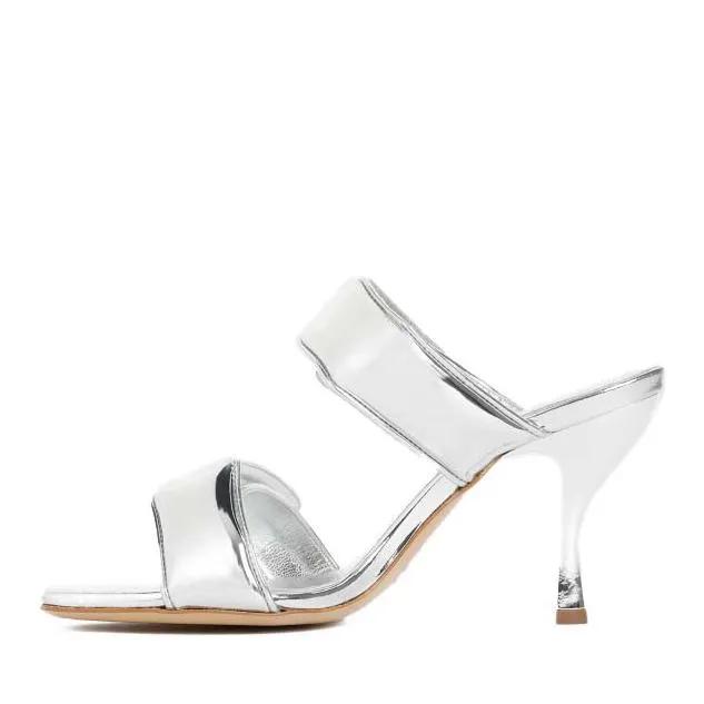 Gia Borghini Sandalen & Sandaletten - Metallic Leather Perni Sandals - für Damen