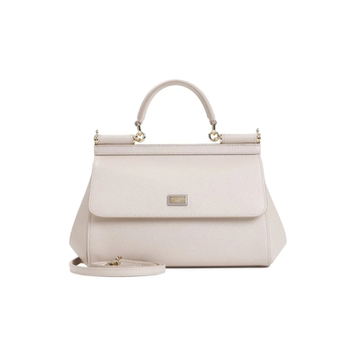 Dolce&Gabbana Miss Sicily Bag White Axelremsväska