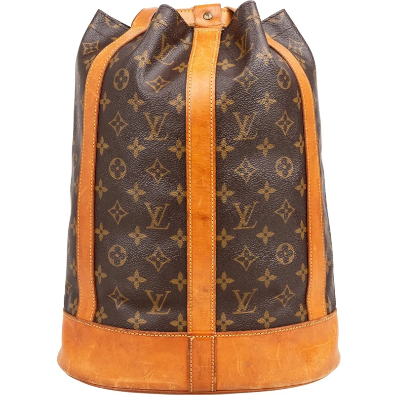 Louis Vuitton Tote Louis Vuitton Canvas Monogram Randonnee Backpack braun