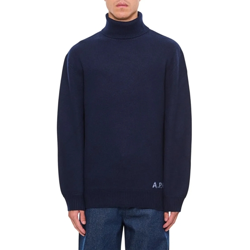 A.P.C. Pullover Wool Walter Pullover Blue