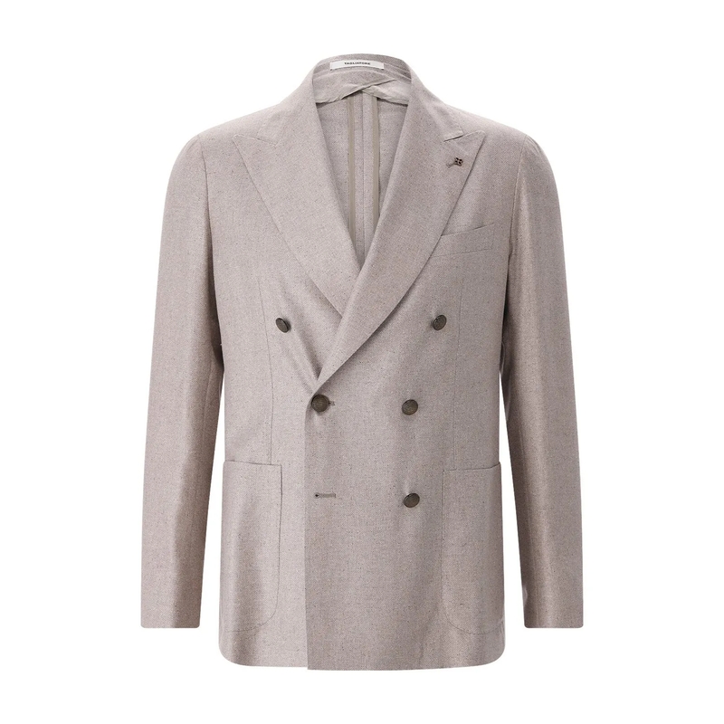 Tagliatore Blazer Zweireihiges Sakko braun