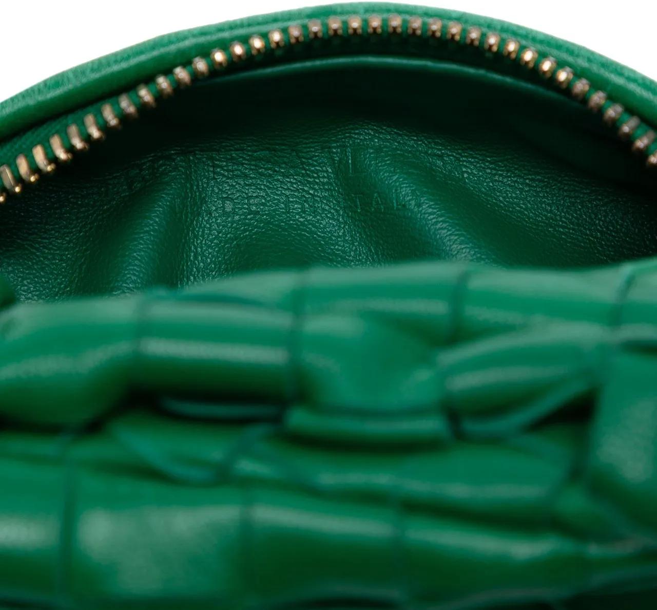 Thumbnail - Bottega Veneta Hobo Bags - Mini Nappa Intrecciato Jodie - Gr. unisize - in Grün - für Damen