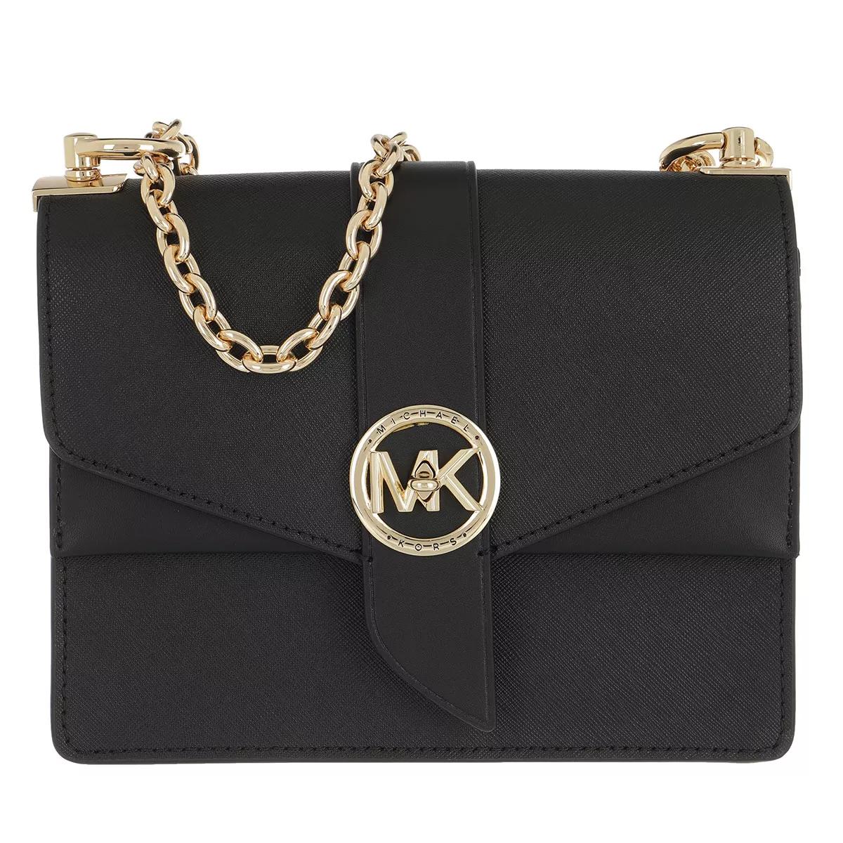 Michael Kors Greenwich Small Convertible Crossbody Black Crossbody Bag