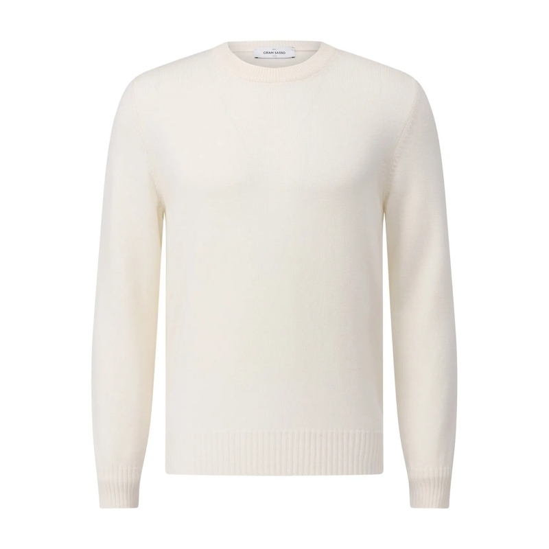 Gran Sasso Trui Pullover aus Schurwolle Creme