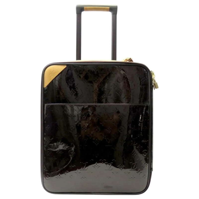 Louis Vuitton Weekender LOUIS VUITTON PEGASE 50 MONOGRAM AMARANTE LACKLEDE rot