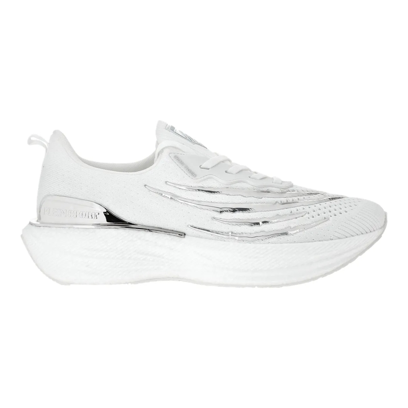 Plein Sport Low-Top-Sneaker Lo-Top Turnschuhe Tiger weiss