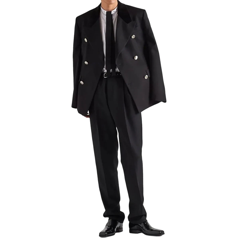 Prada Stoffhose Prada Wool Tailored Pants schwarz(Image 2)
