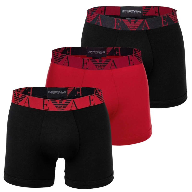Emporio Armani  Drei Boxer für Herren von der Marke EMPORIO ARMANI bunt