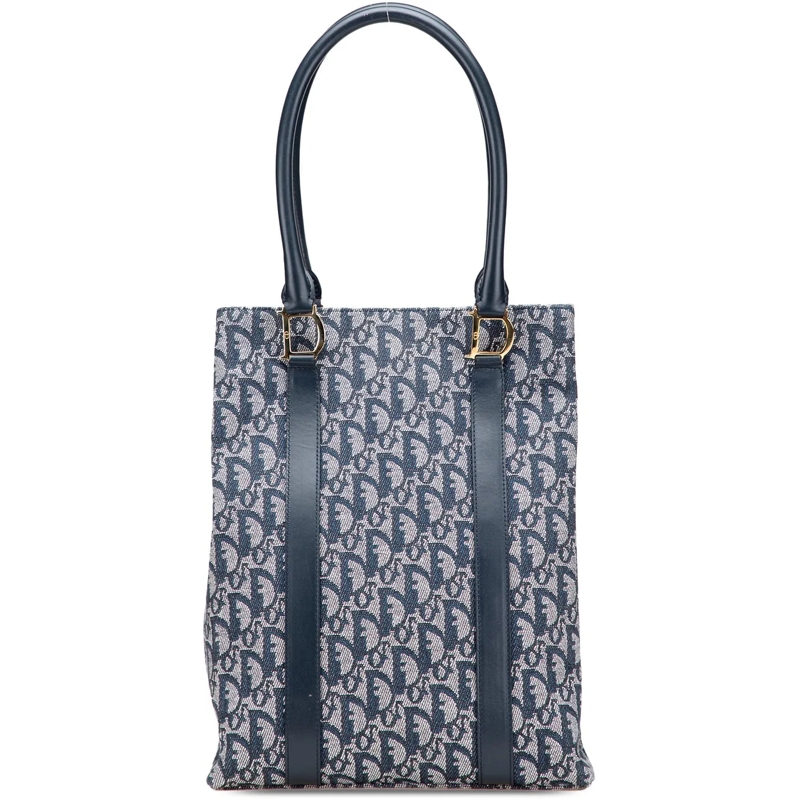 Christian Dior Shopper Diorissimo Trotter Canvas Tote blau
