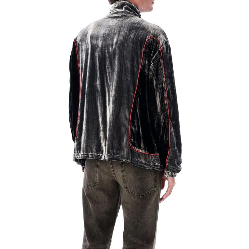 Diesel  J-Hay Velvet Textured Jacket Black
