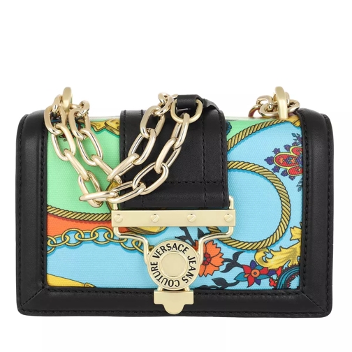 Versace Jeans Couture Crossbody Leather Multicolor Crossbody Bag