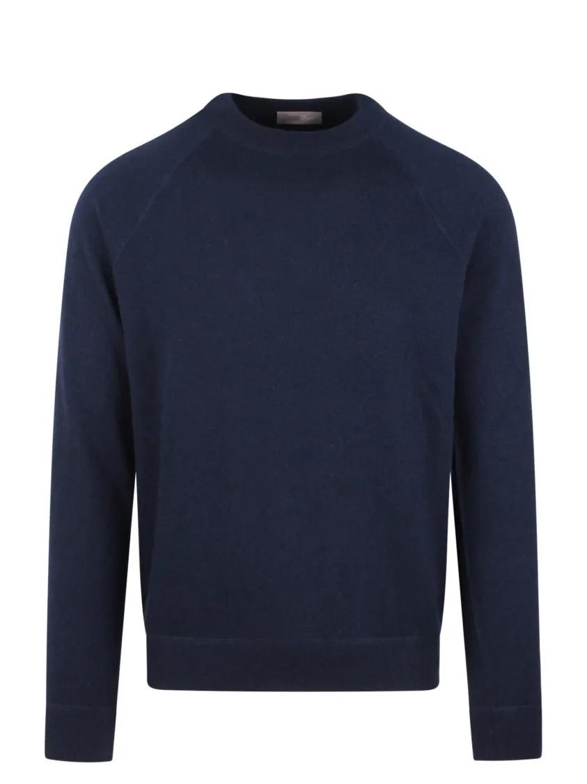 Herno - Plain Cashmere Resort Sweater - Größe 50 - blau