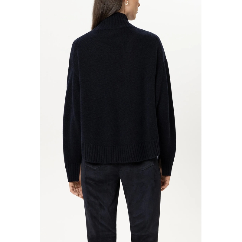 Luisa Cerano Pullover Turtleneck aus Woll-Mix winter navy(Image 4)