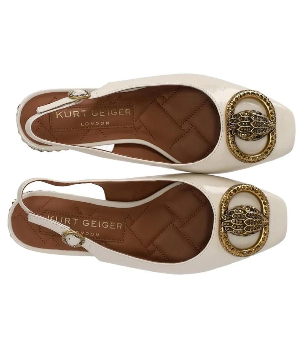 Thumbnail - KURT GEIGER LONDON Hohe Schuhe - Chelsea Block Bone Slingback Pumps - Gr. 38 (EU) - in Beige - für Damen