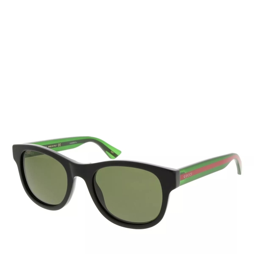 Gucci GG0003Sn-002 52 Acetate Black-Green Sonnenbrille