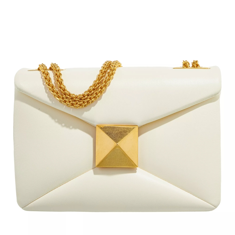 Valentino Garavani Crossbody Bag One Stud Crossbody Bag Leather White