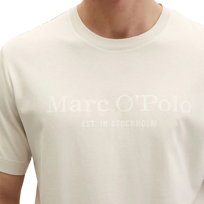 Marc O´Polo Hemd T-Shirt Short Sleeve 1er Pack greige(Image 4)