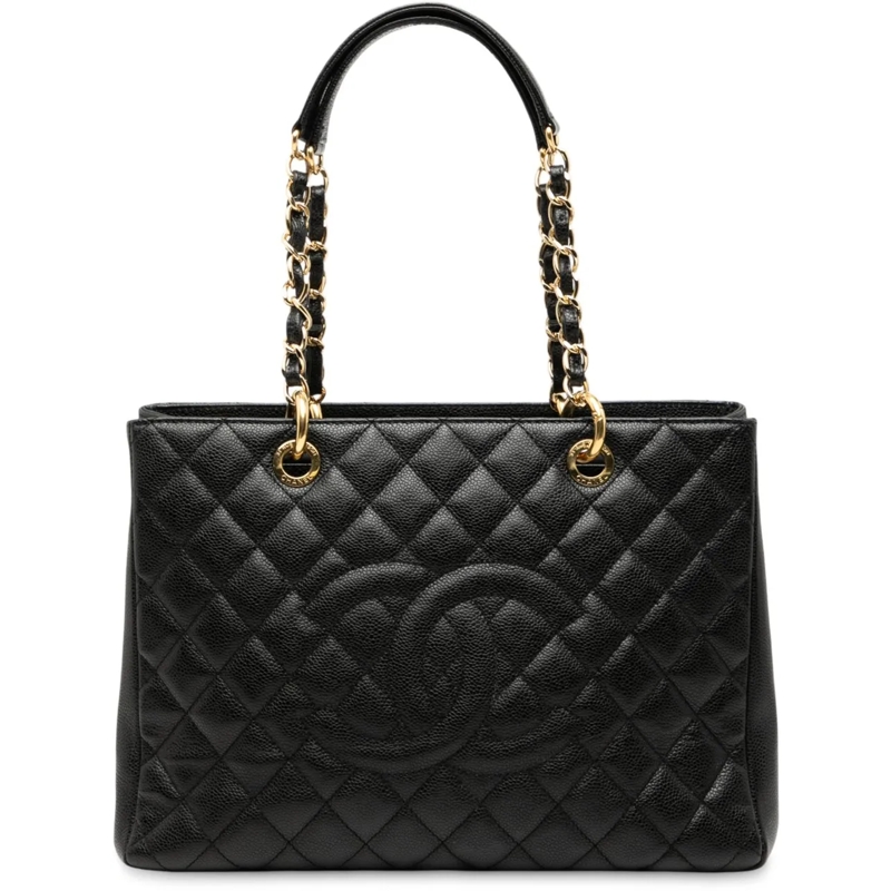 Chanel Shopper Caviar Grand Shopping Tote schwarz