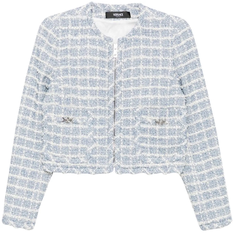 Versace Übergangsjacke Jackets Blue blau