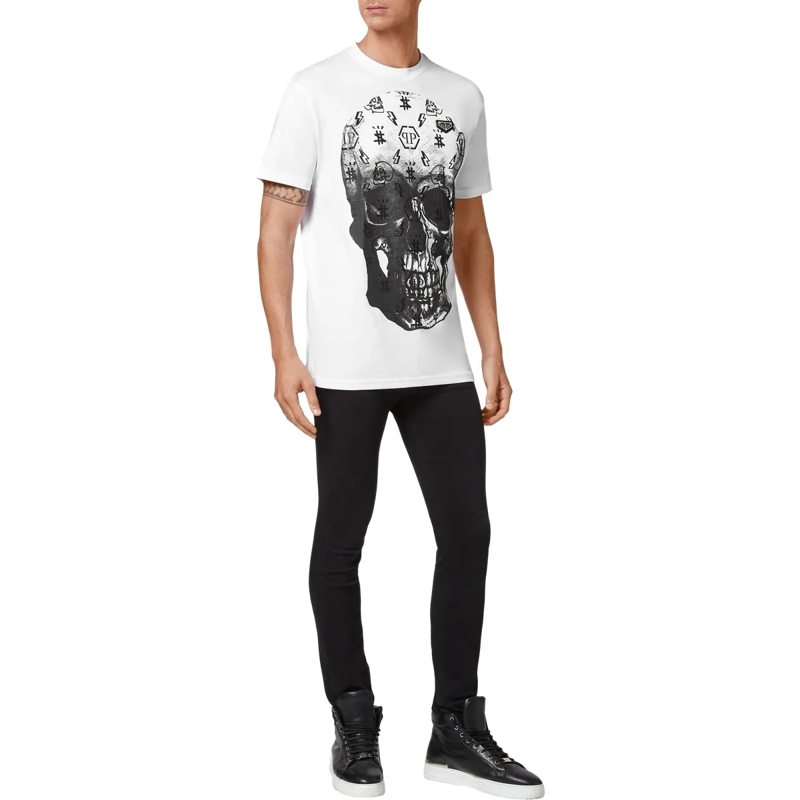 Philipp Plein T-Shirt T-Shirt Skull weiss(Image 4)