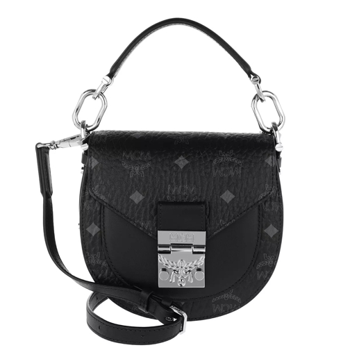 MCM Patricia Visetos Shoulder Bag Mini Black Minitasche
