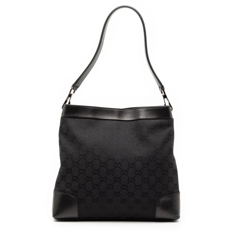Gucci Schultertasche GG Canvas Shoulder Bag schwarz