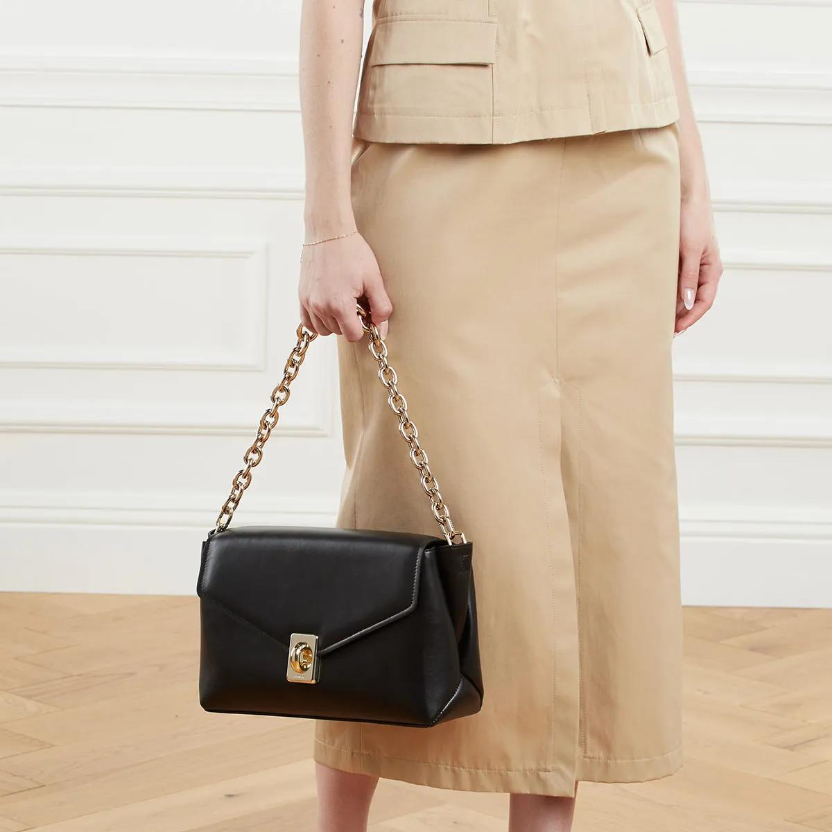 Furla Crossbody bags Meridiana M C.Body W Double Strap in zwart