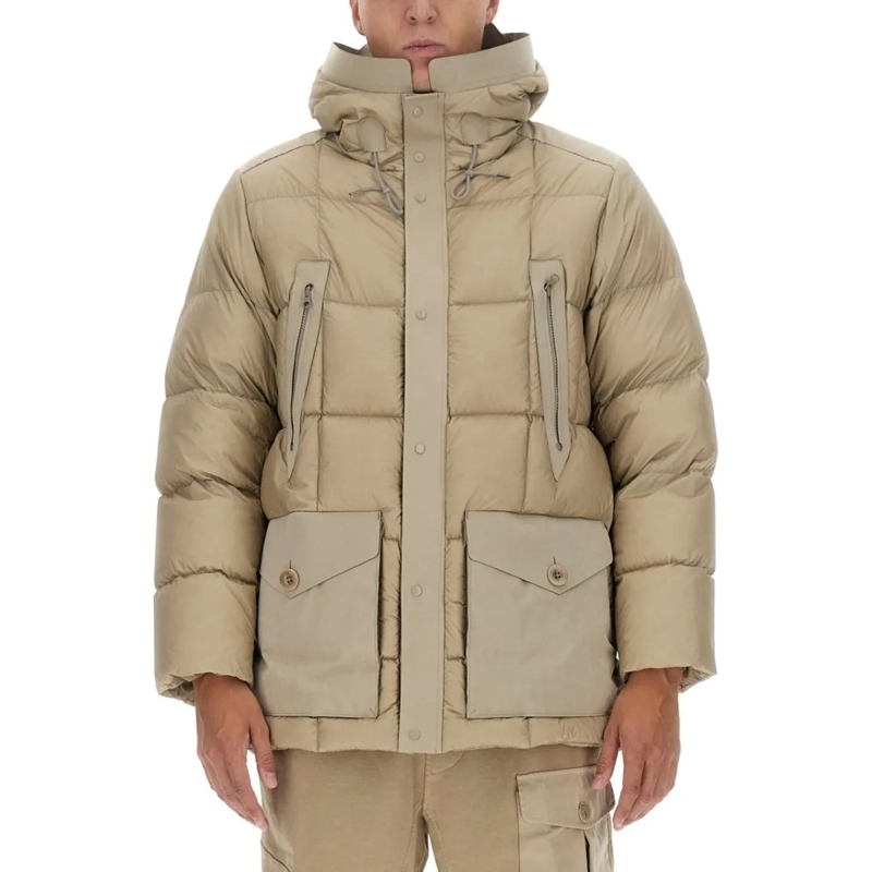 Ten C Doudoune Norsel Combo Jacket Neutrals