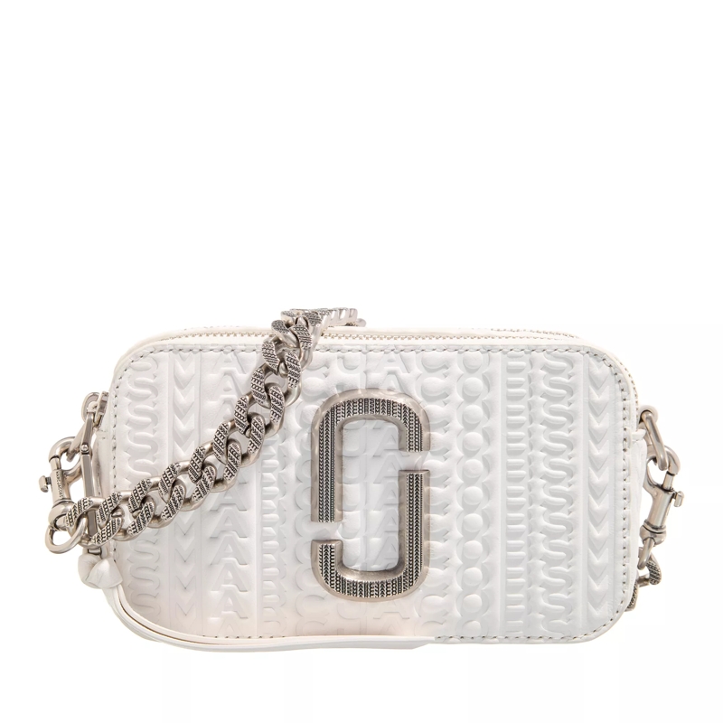 Marc Jacobs Camera Bag The Monogram Debossed Snapshot White