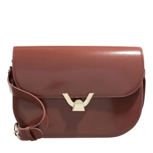 Coccinelle Coccinelledew Shiny Calf Brandy Borsa saddle