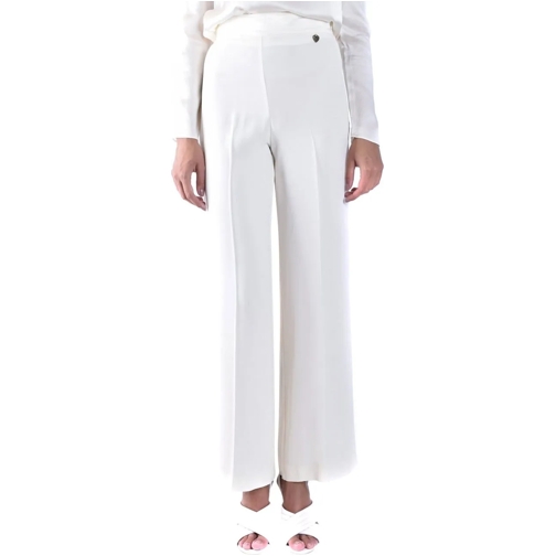 Twin-Set Pantalons Trousers White weiß