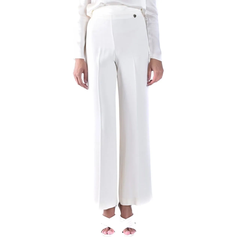 Twin-Set Pantalon Trousers White weiß