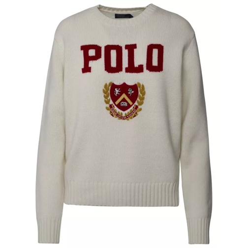Polo Ralph Lauren Cream Wool Sweater Neutrals 