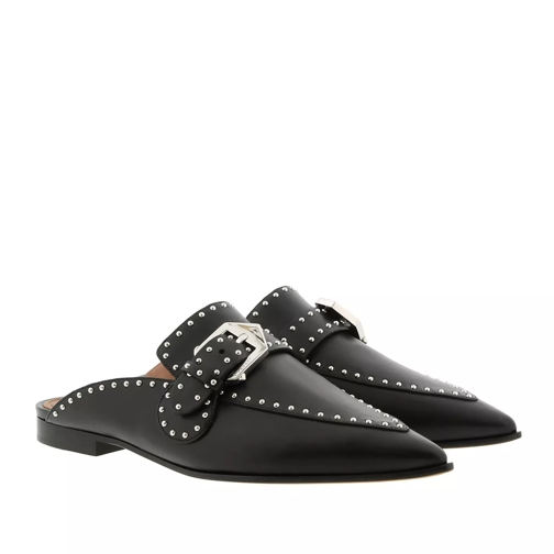 Givenchy Studded Slip-On Mules Leather Black Slip-in skor