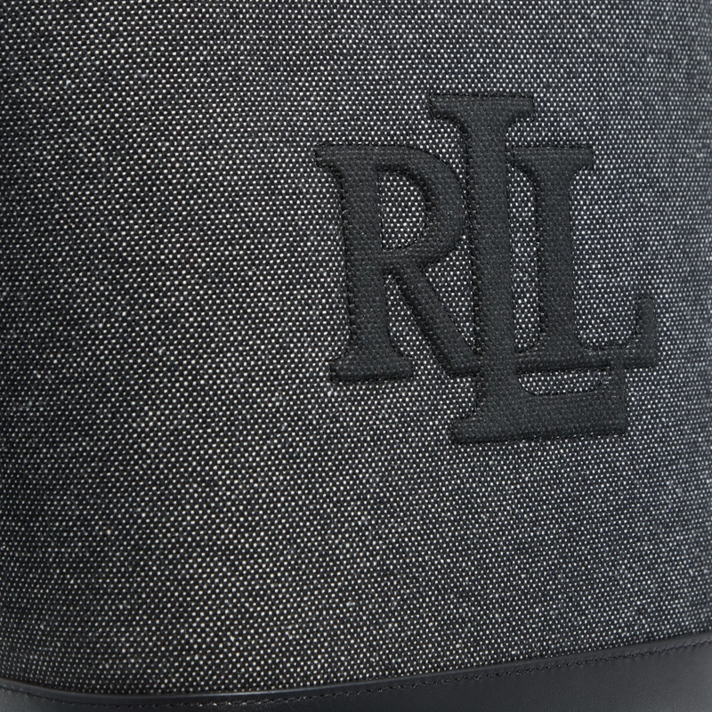 Lauren Ralph Lauren Bucket Bag Witley Md Bk Bucket Bag Medium Black Ntrl/Black(Image 4)