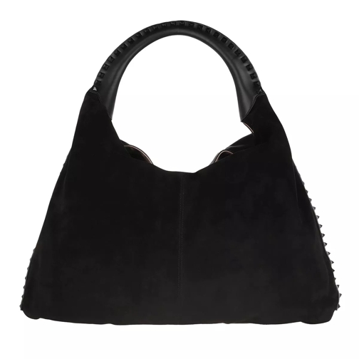 Valentino Garavani Rockstud Satchel Bag Leather Black Cartable