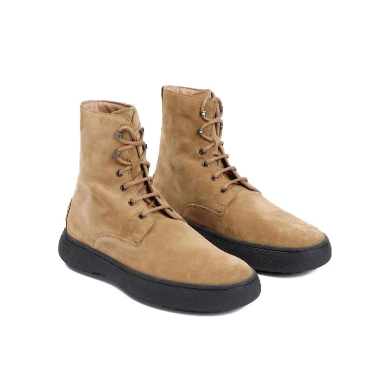 Tod's Schnürstiefel Winter Gommino Boots Brown