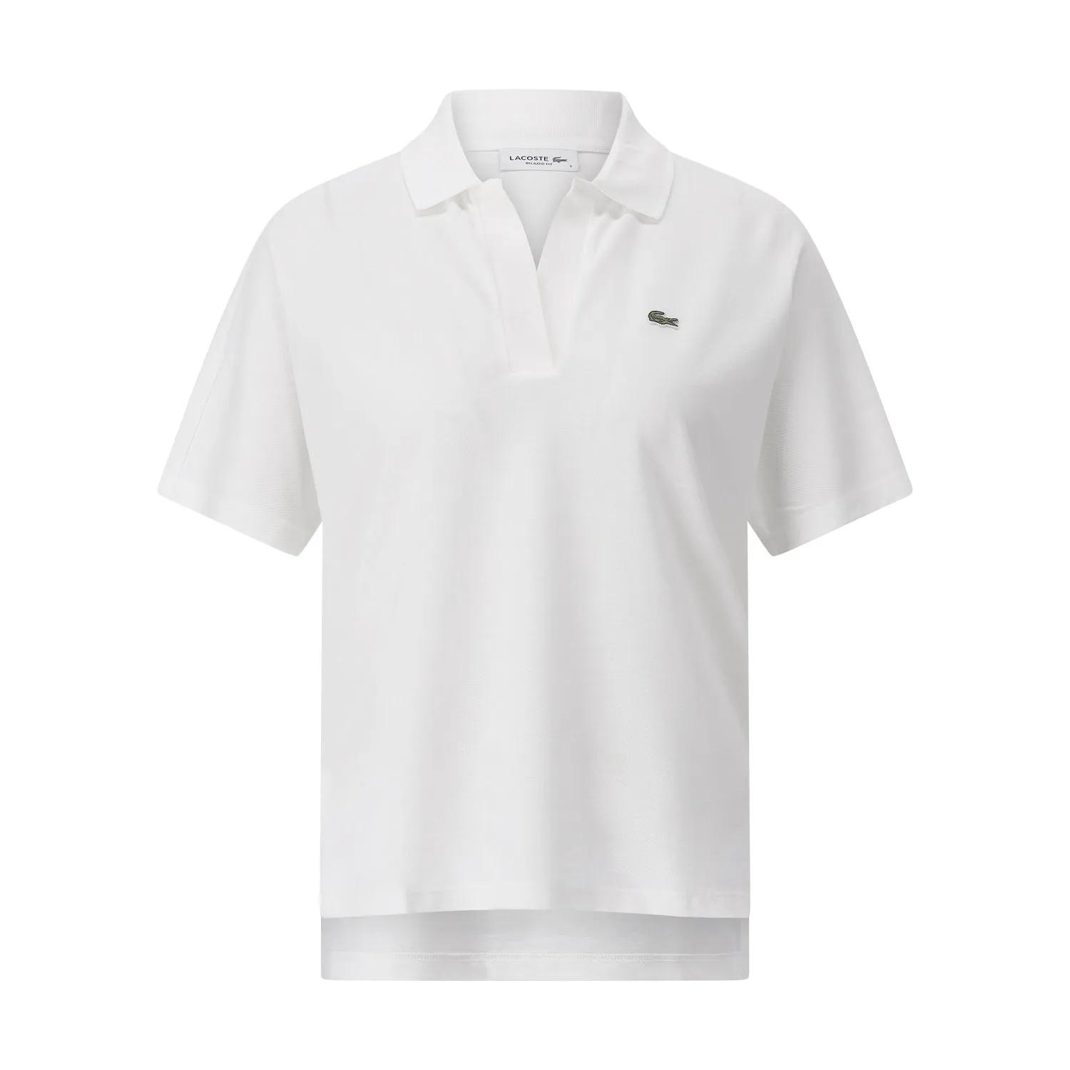 Thumbnail - Lacoste - Poloshirt mit Logo - Größe L - weiß