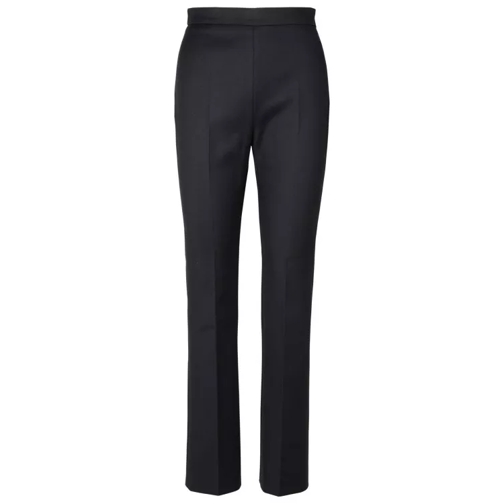 Sportmax Danila' Black Cotton Blend Pants Black 